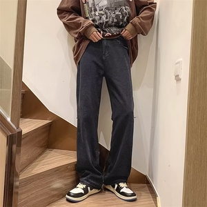 牛仔裤男秋季潮大码休闲裤子高街N1039P38图片