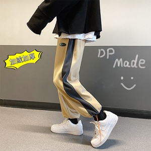 新款舒适百搭潮牌保暖休闲加绒宽松长裤 A061-K1889加绒-P50限68图片