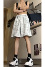 夏季脏脏短裤宽松扎染运动五分裤A463特P33控68，男装休闲裤，电商A309