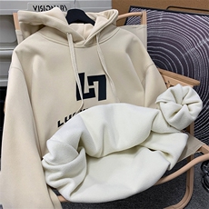 加绒加厚卫衣男外套，男装卫衣，星座416B-1