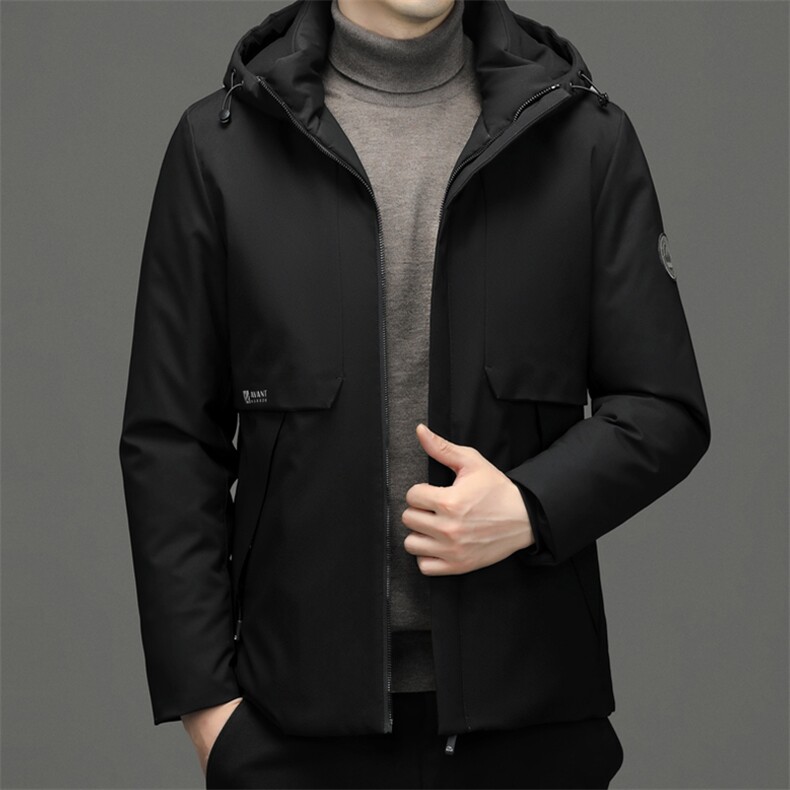 BWDF-3钱塘2020-2中年男士时尚休闲有帽冬季厚款羽绒服P230，男装羽绒服，钱塘207-2