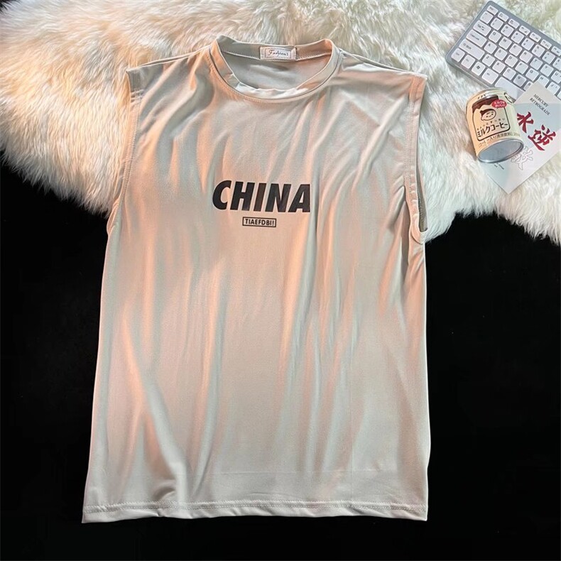 圆领套头背心男潮流百搭休闲运动背心TC23P19,男装背心/马甲,星座1116-2