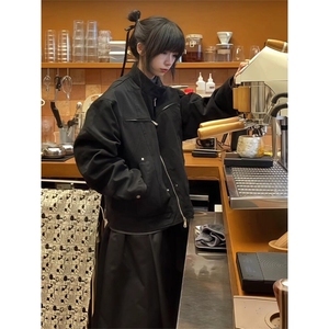 cleanfit重工哈灵顿夹克二男士春秋休闲解构工装外套潮L41255-P65,短款外套怎样搭配图片