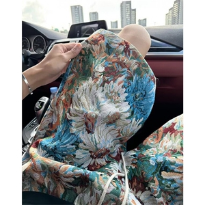 流行百搭时尚原宿无品牌新款ins日系慵懒休闲五分裤气质 KJ55图片