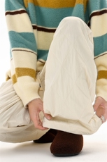 ZK8055-特P48菱格压线夹棉裤子秋冬大码休闲直筒裤，男装棉裤，电商A059