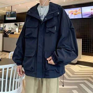 春秋季户外山系机能冲锋衣立领外套男美式工装夹克上衣 W5570-P58图片