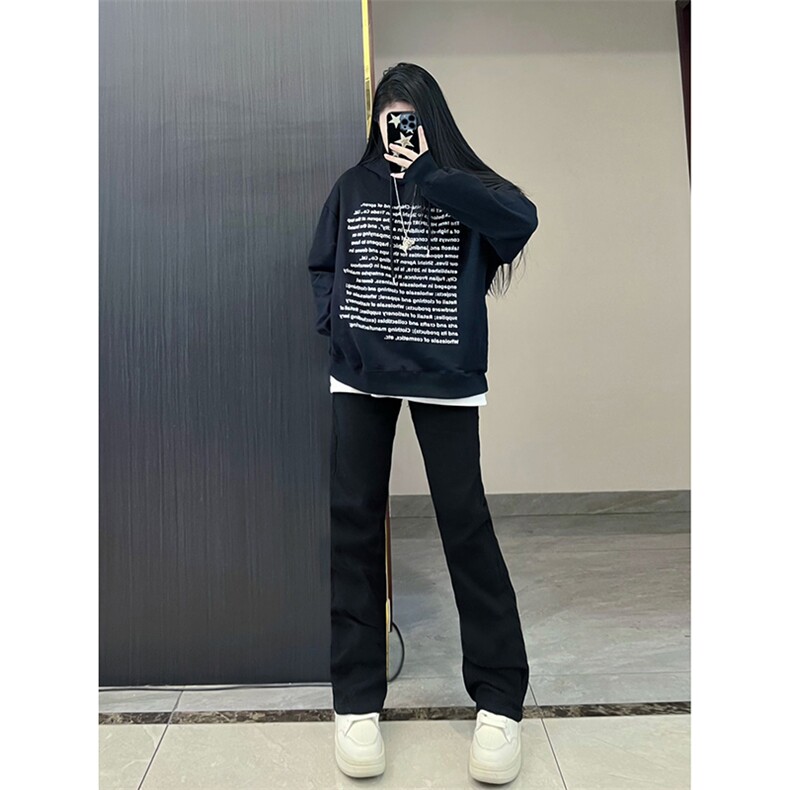 B221美式ins高街暗黑小众修身弹力休闲牛仔裤LK23010-P60控78,男装牛仔裤,电商B221