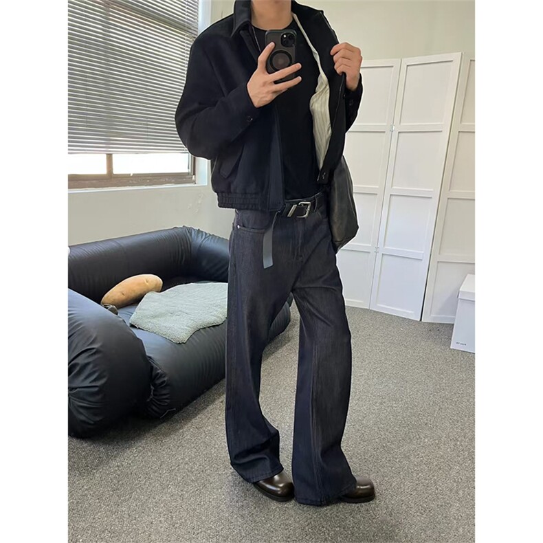 现货~秋冬新款呢子大衣正肩短款翻领男女夹克外套DY02-P95,男装夹克,星座1004-3