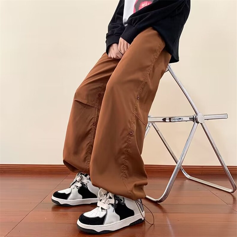 休闲裤男韩版潮流高街帅气2024秋冬新款ins宽松直筒长裤K4598-P39,男装休闲裤,星座412-3