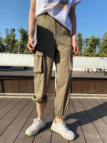 工装休闲裤 现货，女装休闲裤，E.FAXIAN伊发现