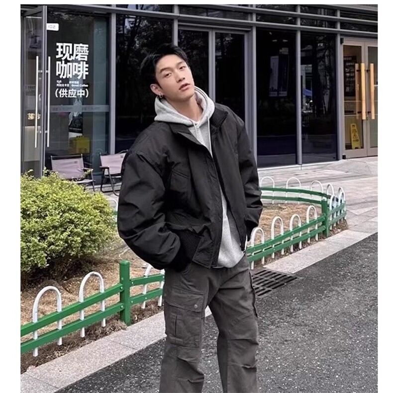 网络图片冬季美式潮牌短款飞行棉服男棉衣外套MF309-P98,男装棉衣,星座412-1