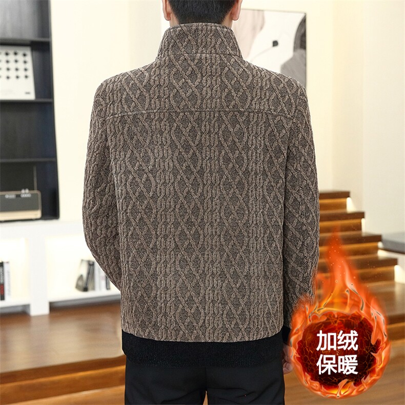 直播高品质休闲商务立领毛呢大衣夹克外套上衣男D25P145控238,男装毛呢大衣,电商B226