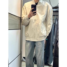 春秋少年感工装棒球服男生情侣美式飞行员外套高级复古港风夹克，男装夹克，星座506A