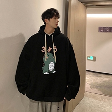 纯棉连帽卫衣男大码运动帽衫宽松薄WY2037-P35，男装卫衣，电商A040