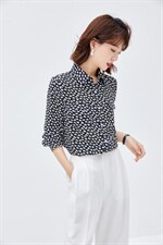 2021秋季新款爱心点衬衫，女装衬衫，秋子丰色(3F)