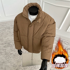 现货立领棉衣男士美式加厚外套潮牌工装棉服M0817-P83，男装棉衣，星座308B-2