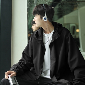 连帽 防水冲锋衣 Q2069-TP3558 秋季户外情侣夹克港风外套男图片