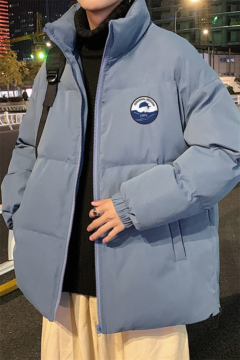 秋冬新款韩版加厚保暖立领宽松棉服外套男MY2051P95控118,男装棉衣,电商A268A