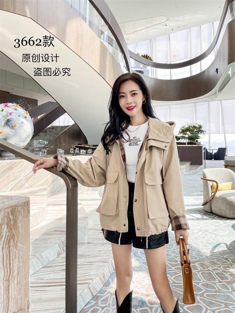 秋季新品休闲风衣，女装风衣，尼帝曼依