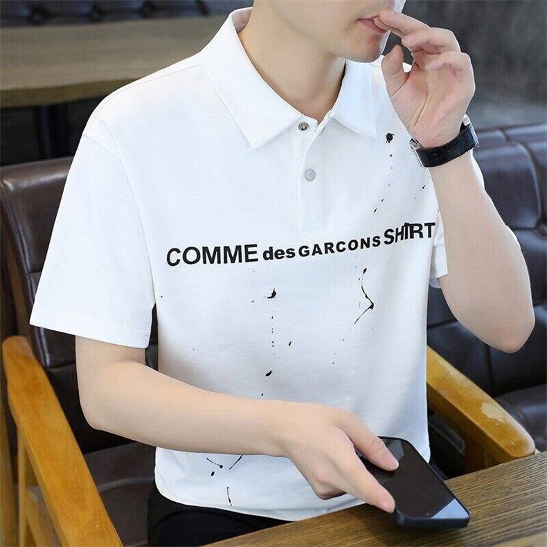 25086-P45夏季时尚休闲T恤男POLO衫商务休闲翻领打底衫,男装Polo衫,电商D310B-1