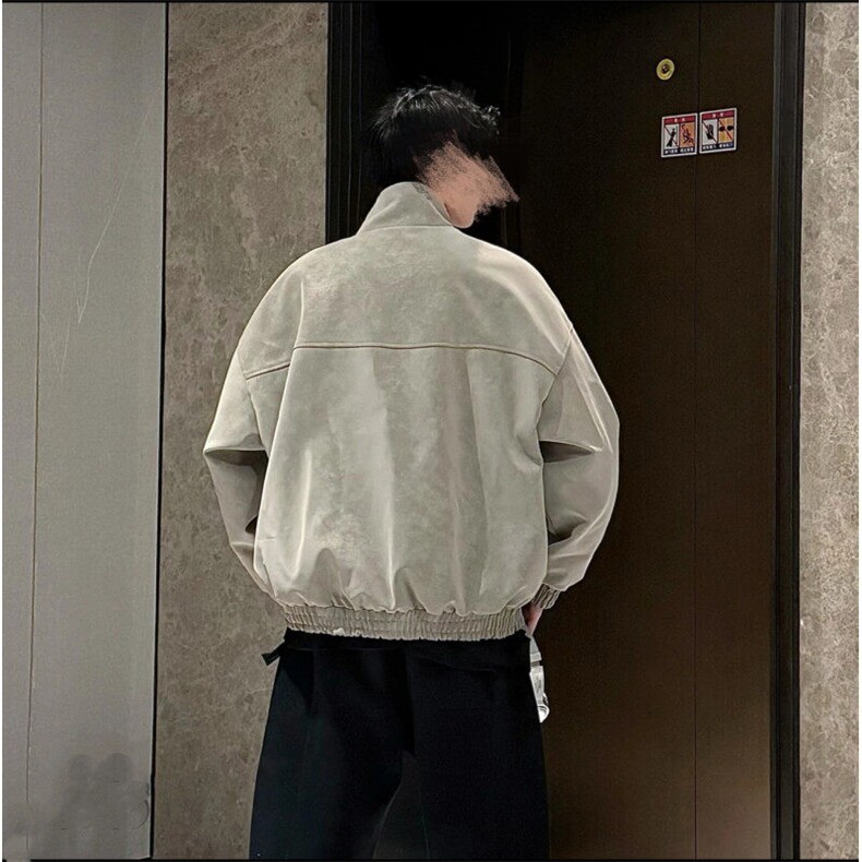 现货网图慎用春秋款皮夹克扎染皮衣外套JK313P60,男装夹克,星座1904A