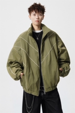 可二开机能防寒棉服M-5XL大码涤纶棉服男白底78176P138控198，男装棉衣，星座227-7