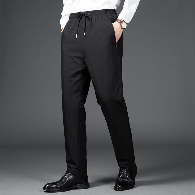 冬季羽绒裤男士中年休闲裤高品质跨境户外可二开运动裤，男装棉裤，星座218-1（原230）