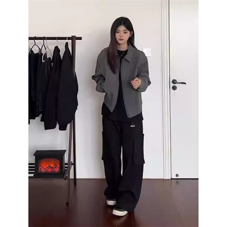 【有货】美式cleanfit垫肩外套男潮高级感痞帅行政夹克L4233-p65,男装夹克,星座1008