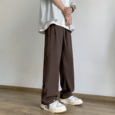 港风抖音大码休闲裤长裤品质西裤直筒裤A014-DY2172-P55，男装西裤，电商A014