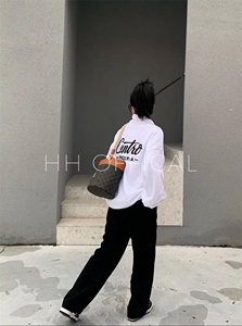 爆加绒/后背刺绣字母开衫图片