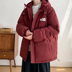 棉衣男冬新款港风宽松连帽面包服羽绒棉学生棉服MF300-P69(现货图片