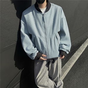 黑墙棒球服工装夹克休闲潮牌高品质立领休闲外套 A436-6107-P75图片