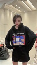 秋季新款韩版休闲卫衣，女装卫衣/绒衫，依露奇