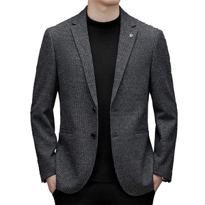 DJA637钱塘2020-3中年男士秋冬季新款百搭厚款商务休闲西服P170图片