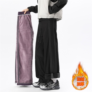 815A-K323-P50控88 秋季机能美式冲锋裤女工装裤登山休闲宽松长裤图片