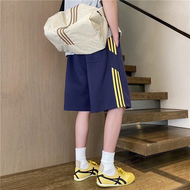 抖音品质夏季新款美式运动宽松休闲五分裤B315-K25699-特p30控58,男装休闲裤,电商B315