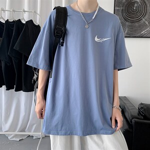 男士短袖T恤潮牌半袖男装2024新款衣服男夏季A161-2-T0883-P20