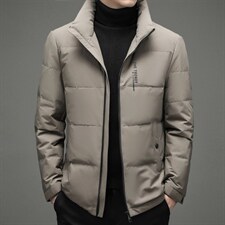 2023新款男士短款羽绒服外套男装休闲保暖鸭绒外套XMD8127-P250,男装羽绒服,电商B212（原钱塘6029）