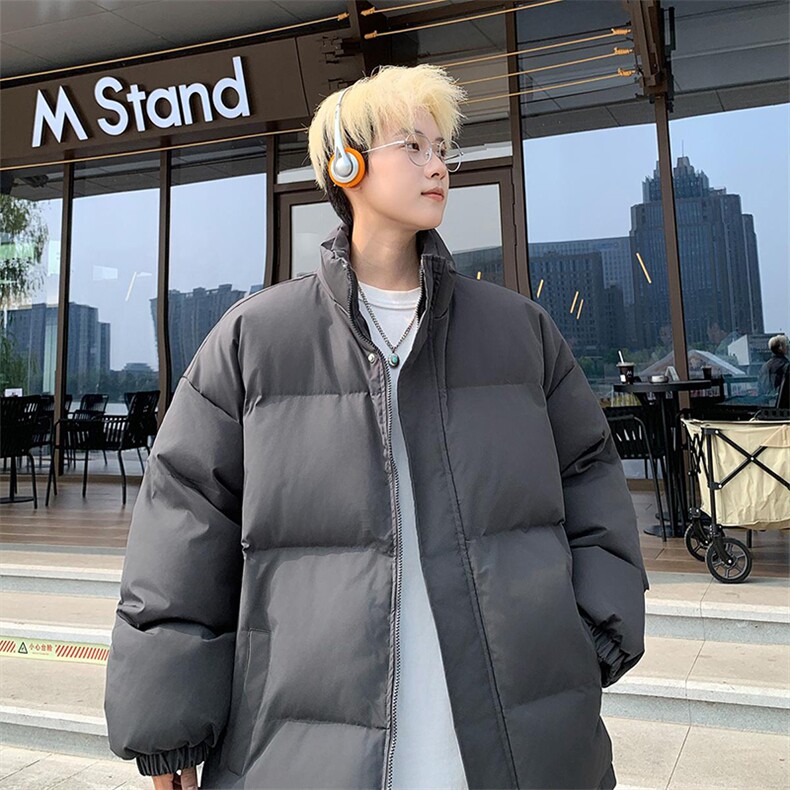 现货高品质美式高街冬季重磅三防加厚羽绒棉衣厚外套面包棉服，男装棉衣，电商A486-1