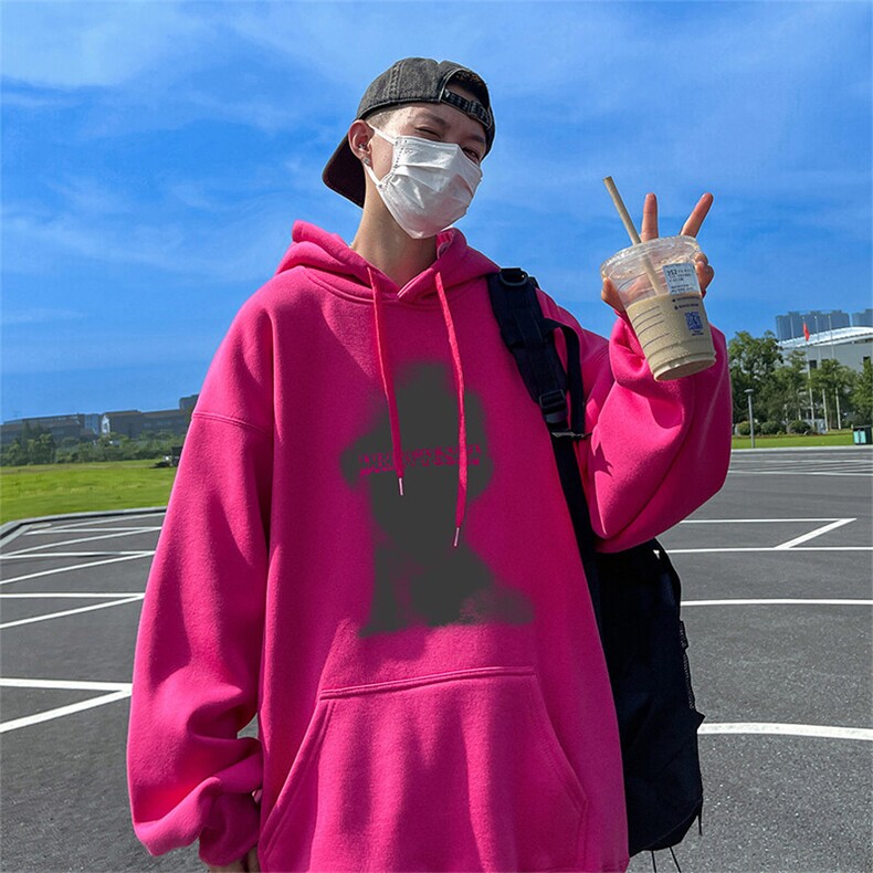 抖音得物供货可提供视频春装重磅美式宽松连帽卫衣DL2456,男装卫衣,电商A486-1