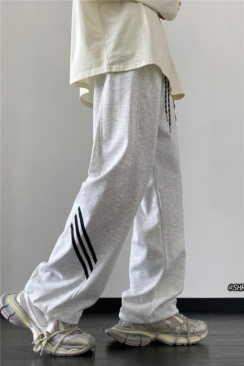 抖音品质潮流港风秋季新款运动卫裤宽松裤子B315-K23440-P45控58,男装休闲裤,电商B315