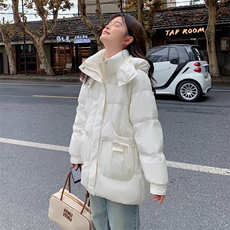 【新款现货】数据好冬款白鸭绒中长款外套8982-P265控388，女装羽绒服，2C127