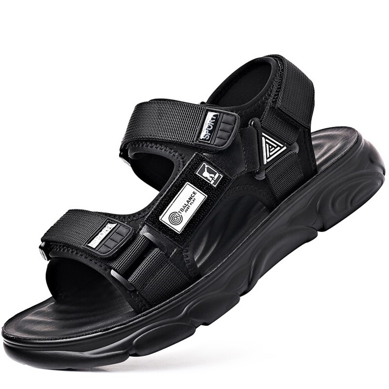 X4123-P135凉鞋男2024年新款夏季外穿防滑户外运动休闲软底沙滩鞋，男鞋凉鞋，星座1407-3