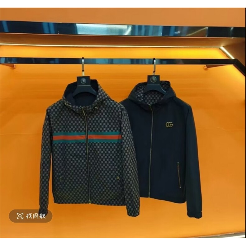 (网络图慎用有大货)连帽双面穿男士夹克时尚欧货313B-JK2240-P105,男装夹克,星座313B