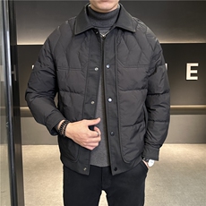 冬季新款男士白鸭绒防寒加厚黑金羽绒服翻领外套YR116P165，男装羽绒服，电商B226