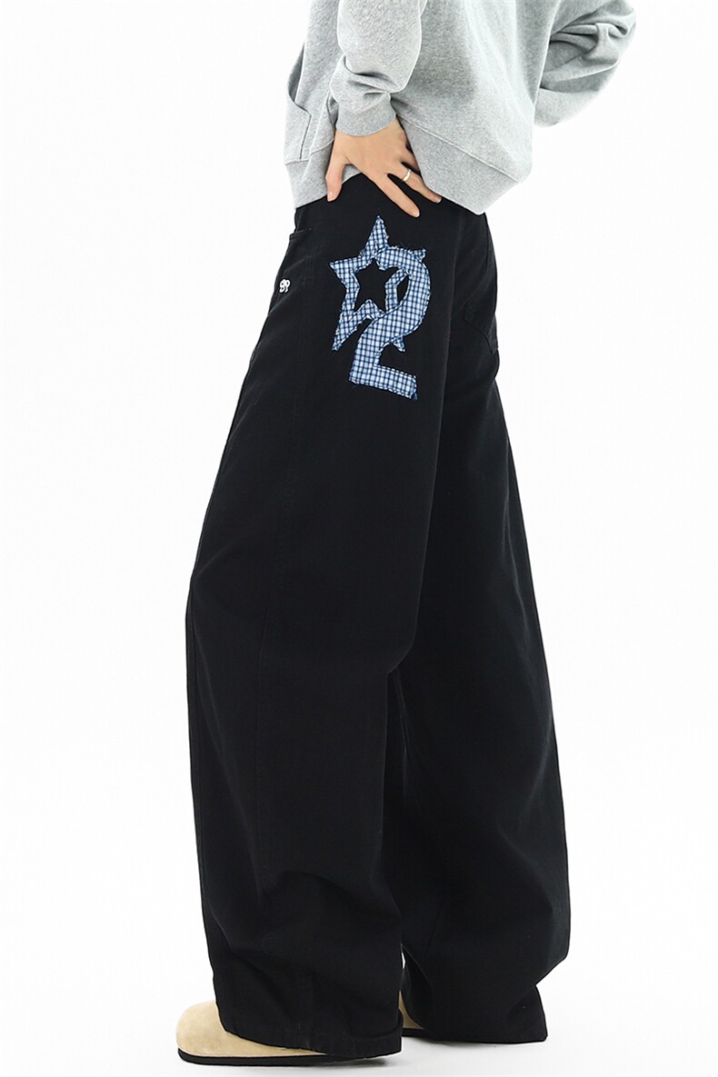 《现货主推》水洗刺绣休闲裤男GXX135-P65控98,男装休闲裤,电商C303