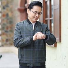 大货主推款516/P65爸爸装外套男中年男装夹克休闲商务春秋款，男装夹克，星座1216（原钱塘722）