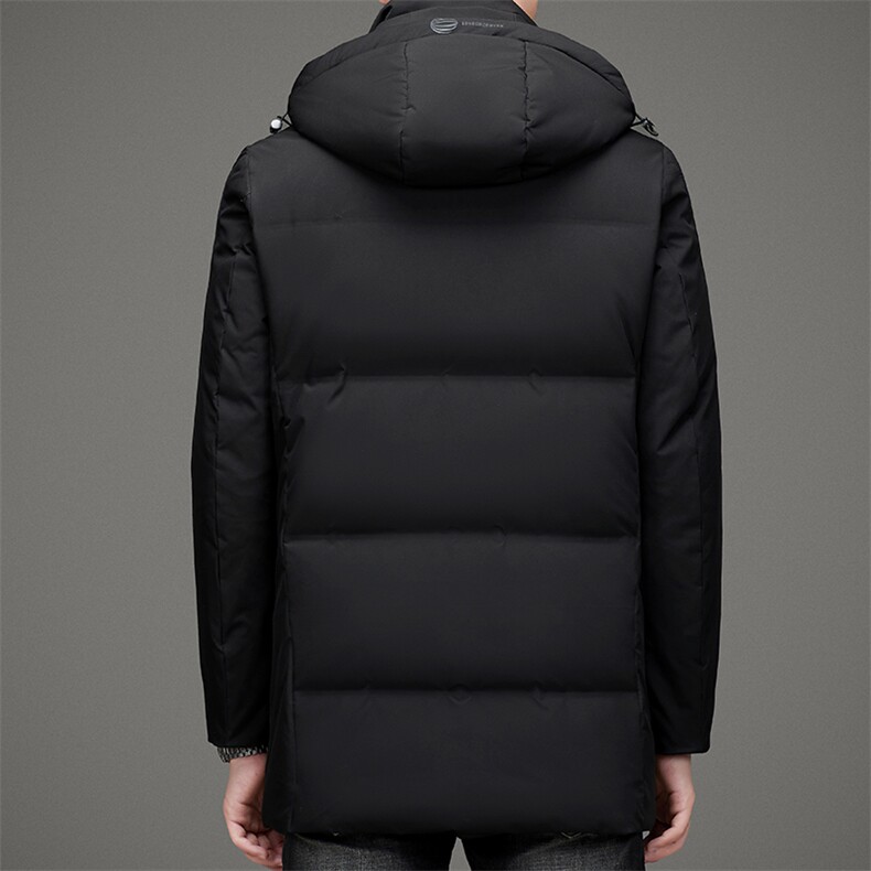 冬季男士连帽羽绒服中青年男装宽松90%白鸭绒保暖外套ZL6708-P275,男装羽绒服,星座1105-3