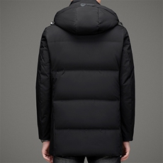 冬季男士连帽羽绒服中青年男装宽松90%白鸭绒保暖外套ZL6708-P275，男装羽绒服，星座1105-3