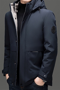 羽绒服男冬季新款男士白鸭绒保暖潮流时尚休闲宽松百搭外套图片